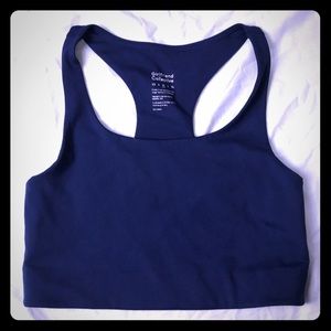 Girlfriend collective crop top style sports bra